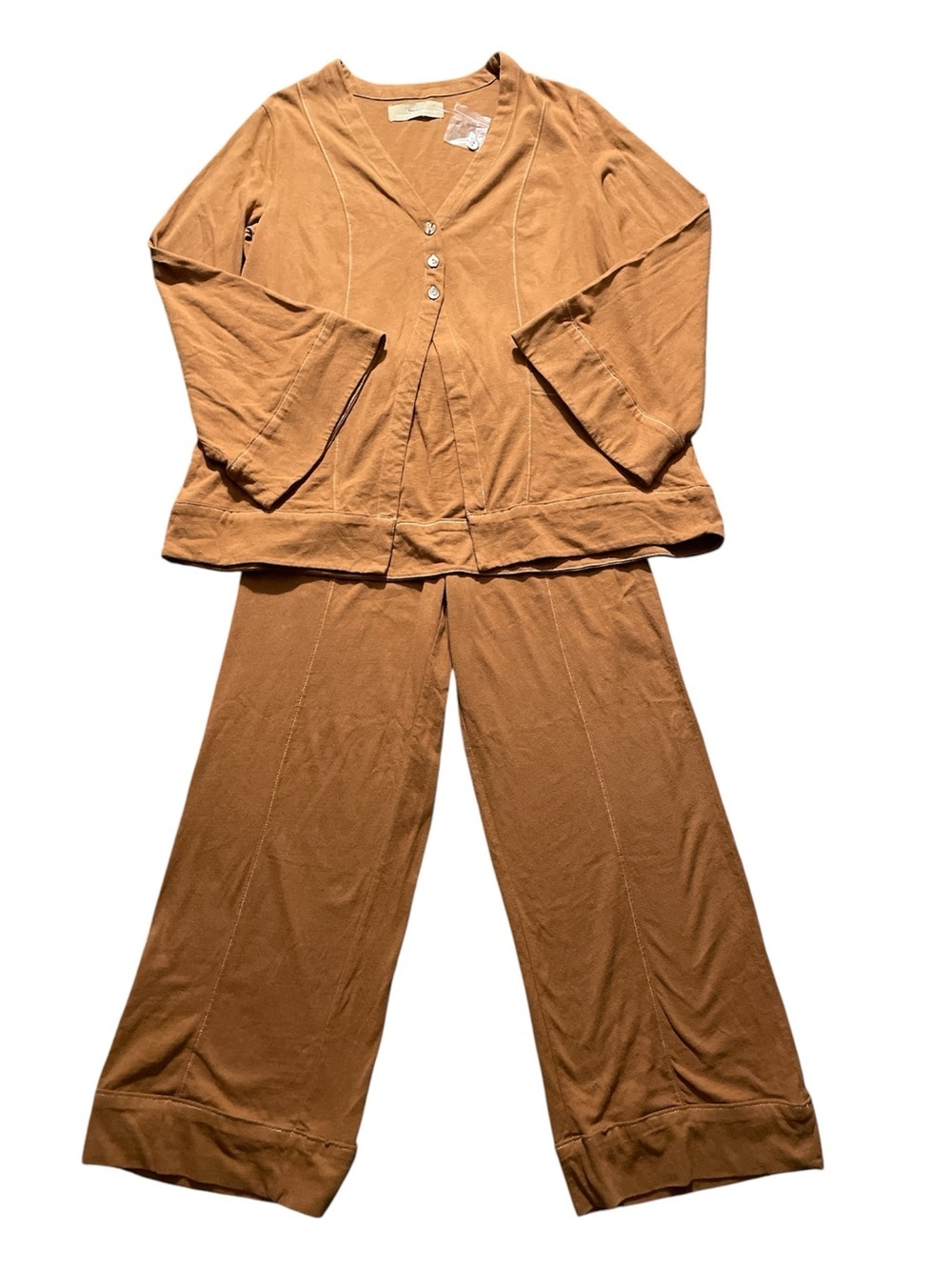 NWOT FP Movement Strada Pant Set ~ Brown. Size XS - Picture 4 of 4